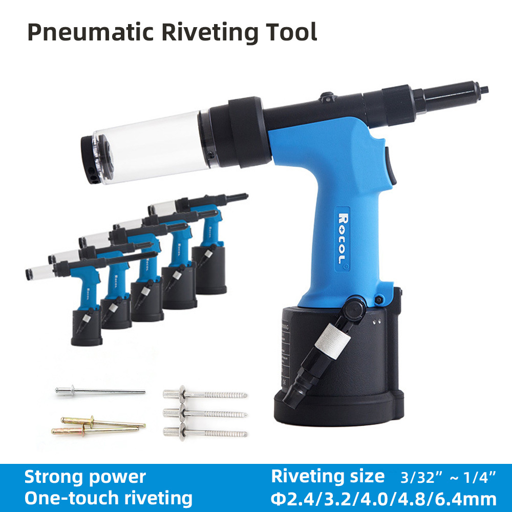 Industriële pneumatische blind - Rivet Gun Air recensie en prijs
