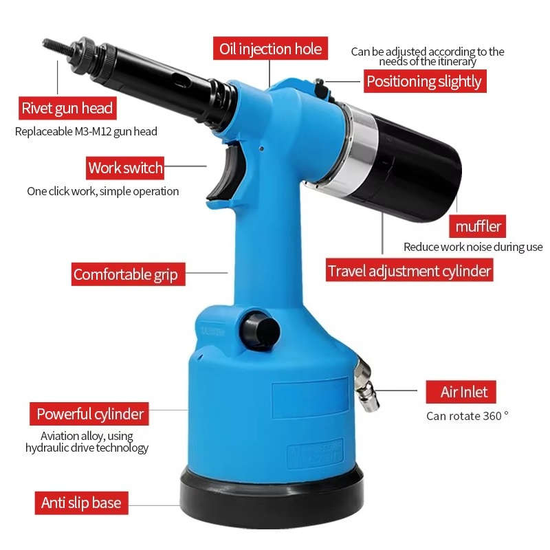 RL-5312 Zware Luchtspijkerpist - Rivet Gun Air recensie en prijs